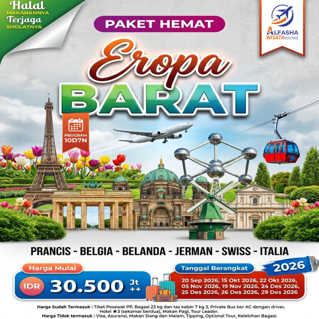 wisata halal eropa barat