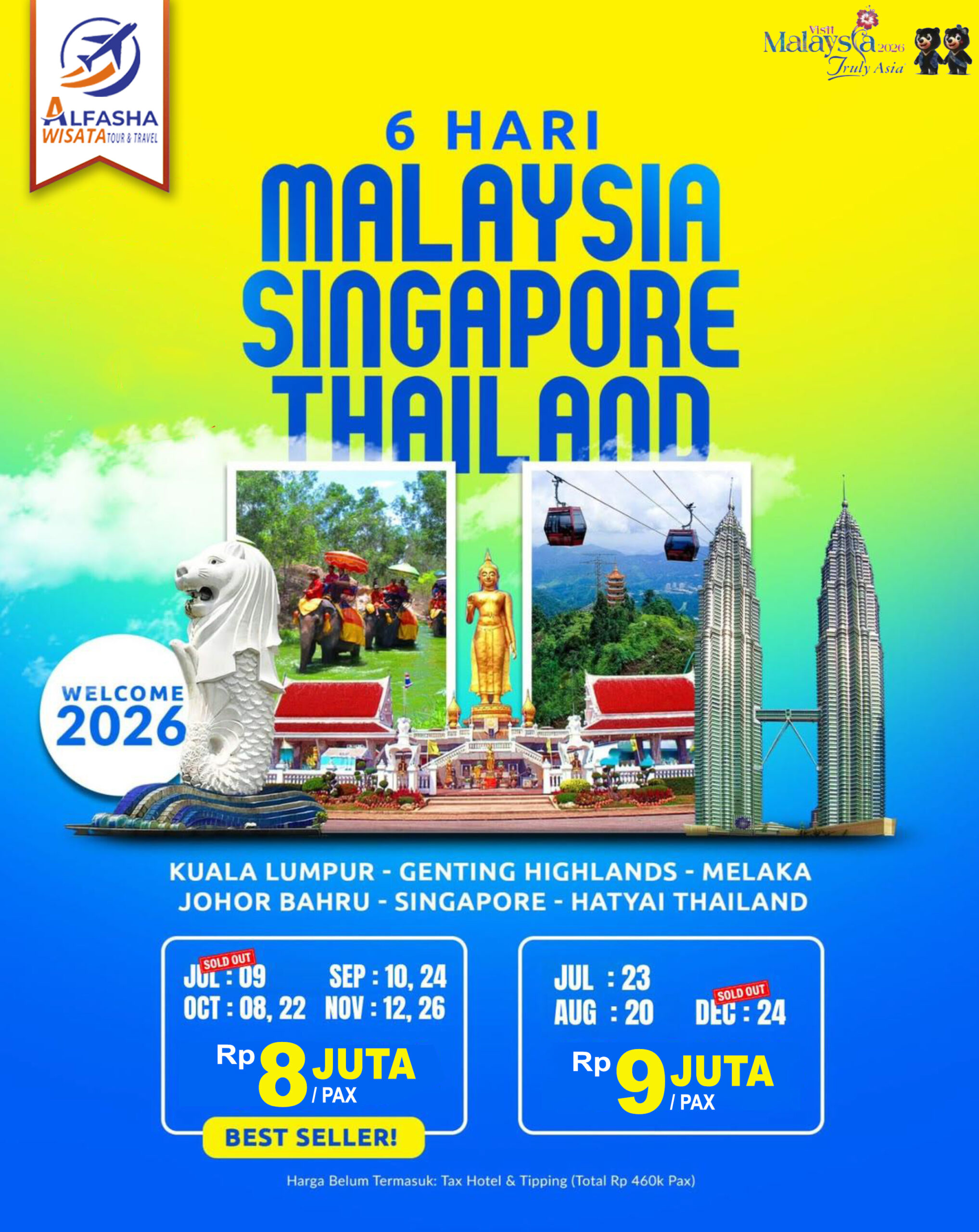wisata halal 3 negara