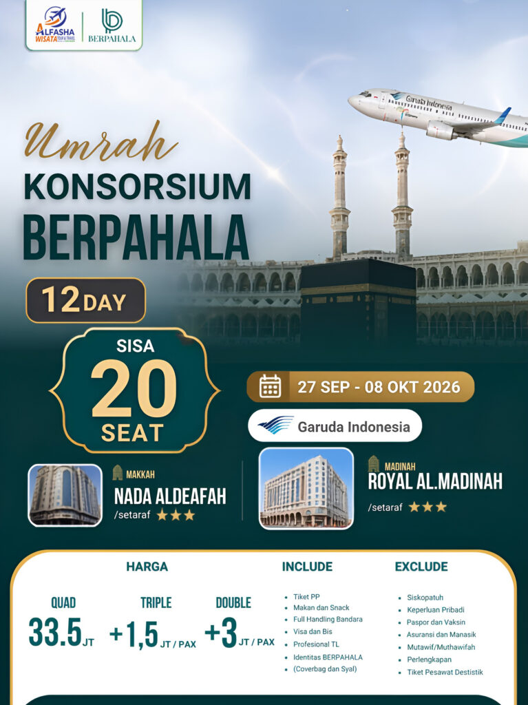 UMROH 12 HARI PESAWAT GARUDA