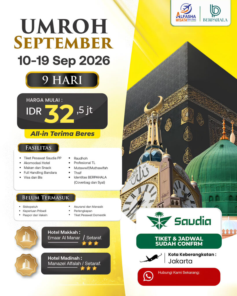 Umroh September 9 Hari