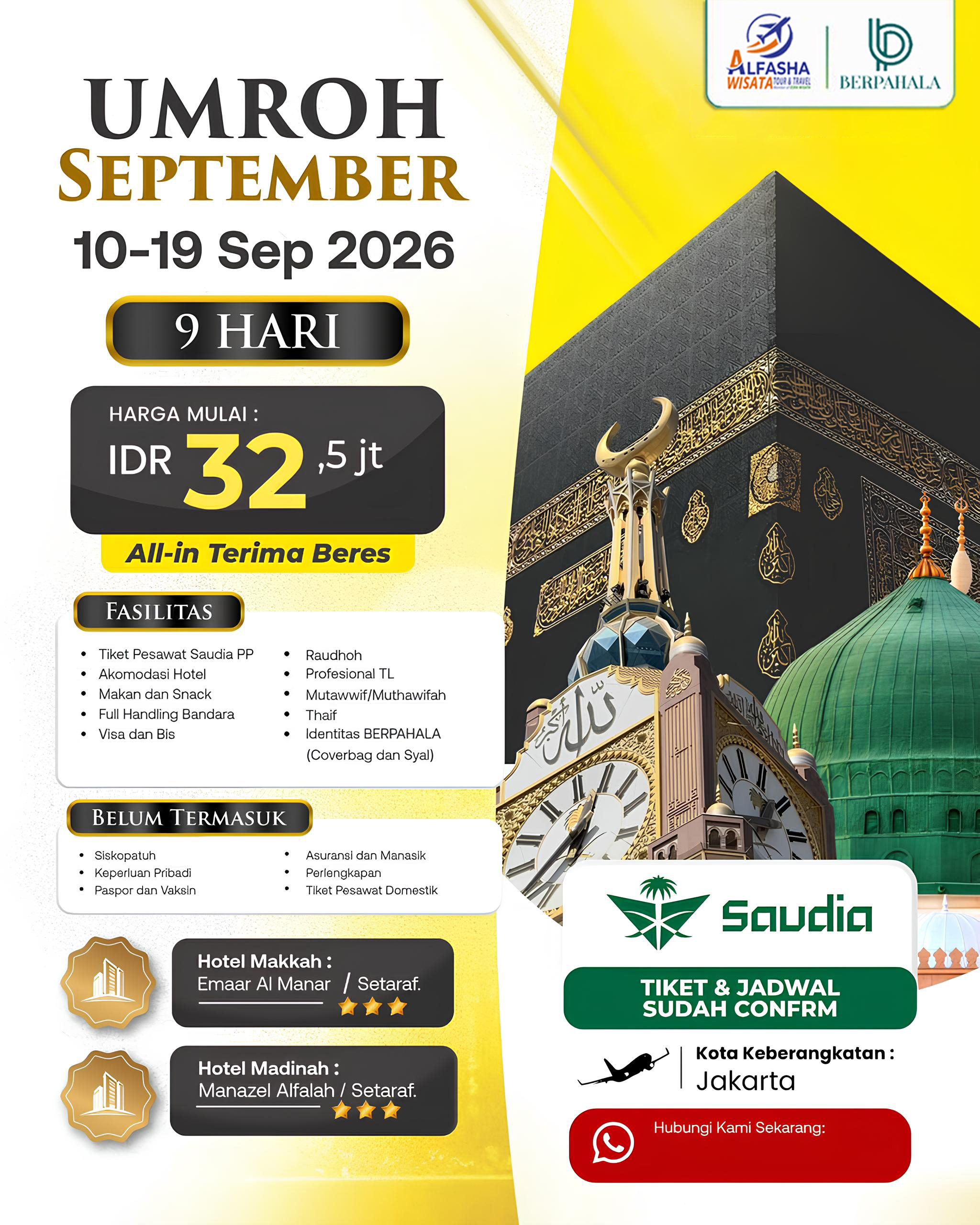 Umroh September 9 Hari