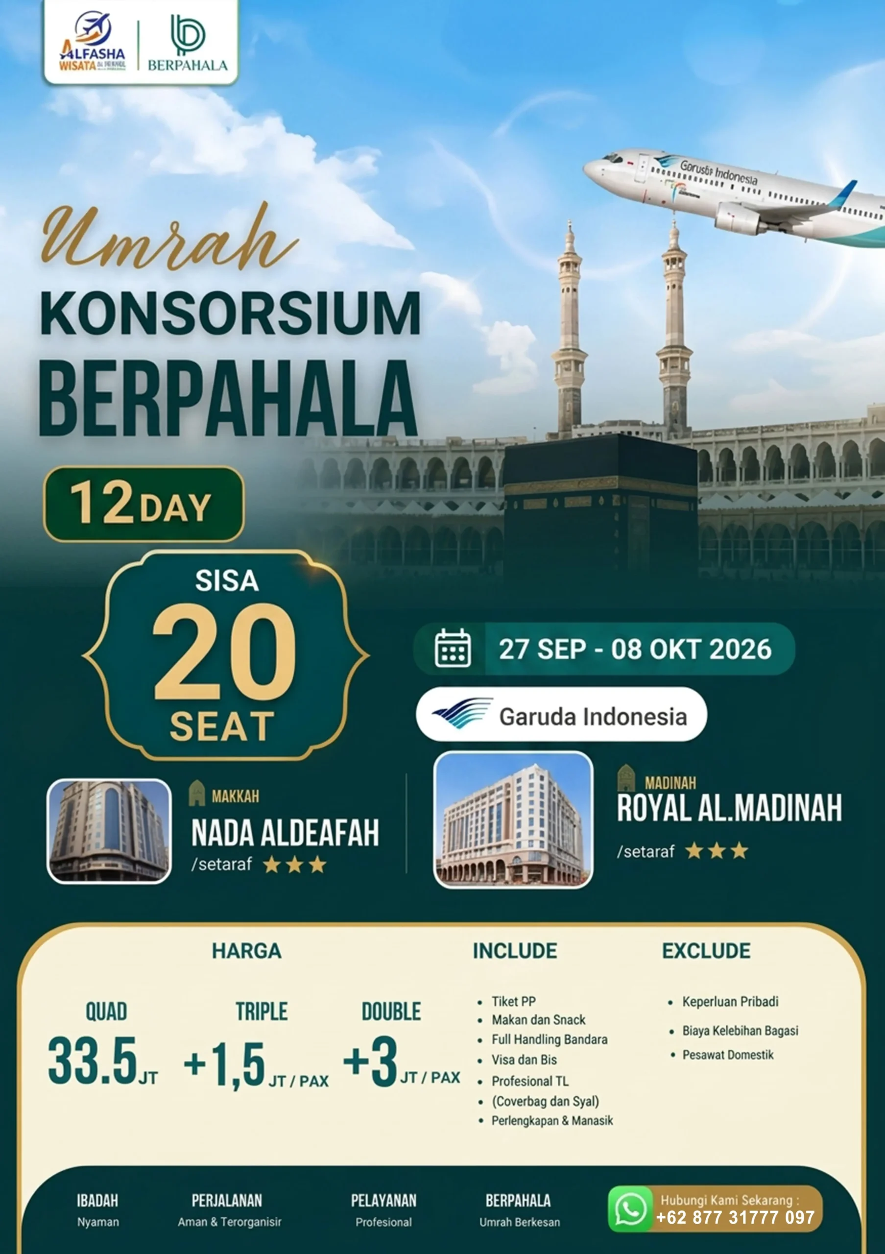 UMROH SEPTEMBER 12 HARI