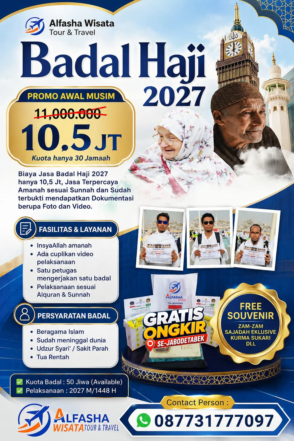 JASA BADAL HAJI 2027