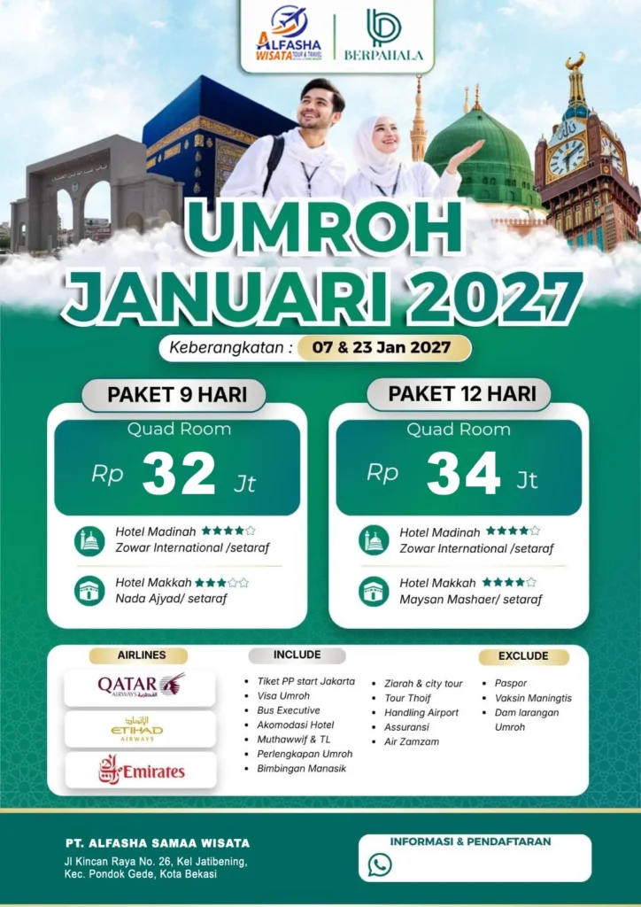 UMROH MURAH JANUARI 2027