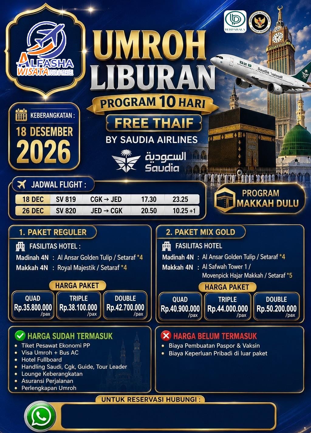 Umroh Desember 10 Hari